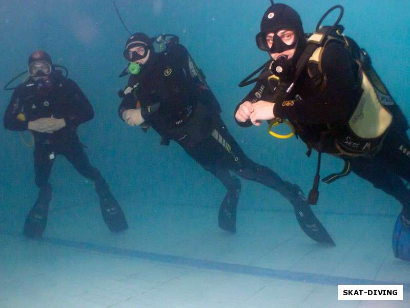 Поздравляем группу Open Water Diver №257 с успешно сданным экзаменом в бассейне!