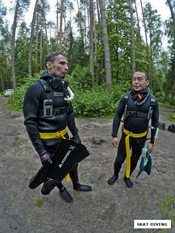 Федюшин Павел, Ким Андрей, заявляют, что очень довольны тренировкой на озере
