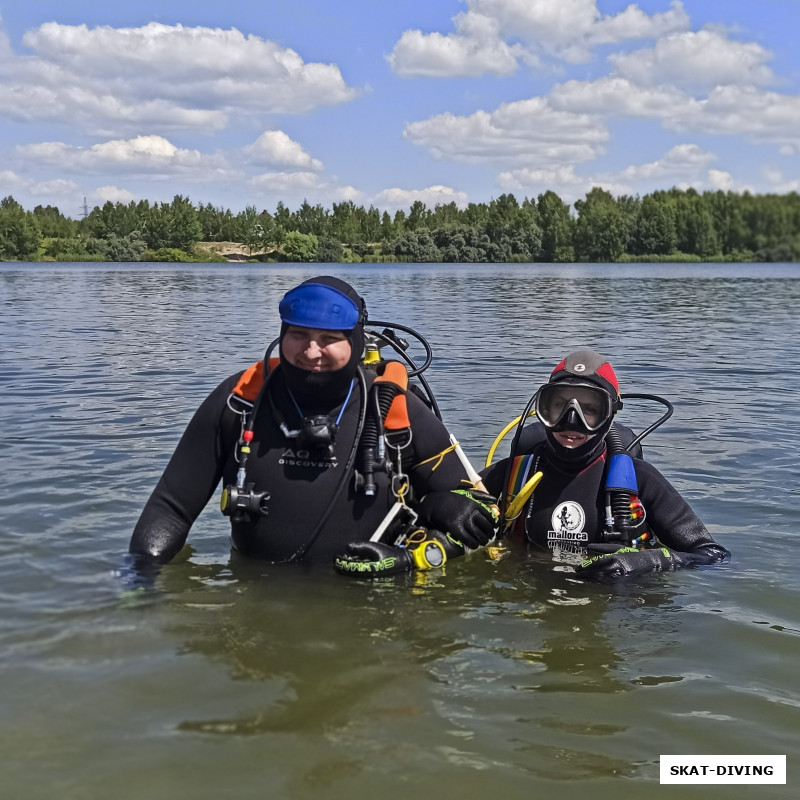 Филиппов Родион, Филиппова Людмила, также сходили в свое первое семейное подводное путешествие
