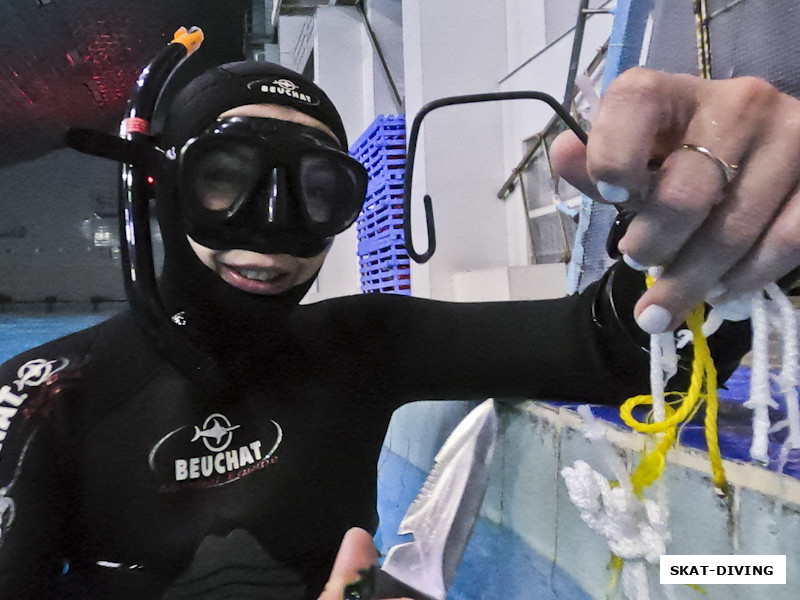 Шамина Елена, большой упор у подводных ныряльщиц был поставлен на безопасность