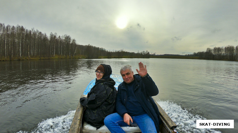 Лукьянова Мария, Ильичев Владлен, экскурсионная программа на водохранилище