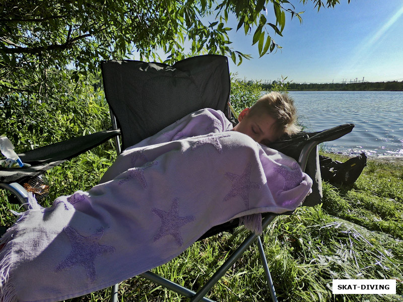 Красный Егор, все верно: "DIVE - EAT - SLEEP"