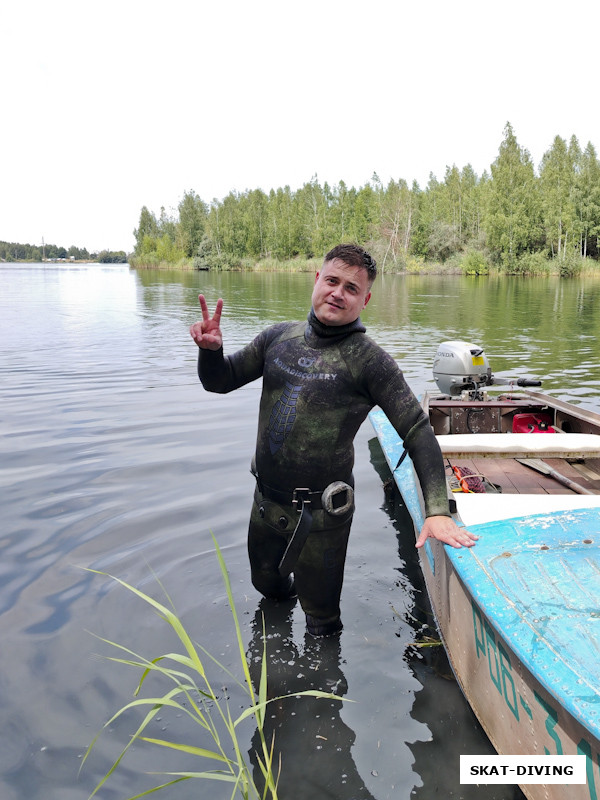 Изотко Петр, регулярный подводный охотник наших выездов