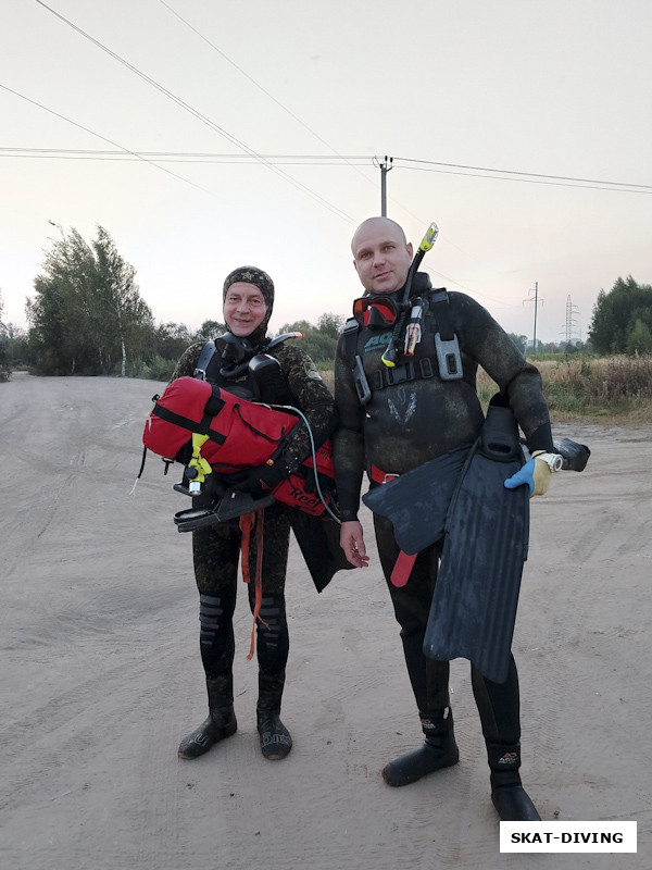 Барвенов Владимир, Изотко Артем, еще одна запоздавшая сдача открытой воды, теперь по курсу подводной охоты