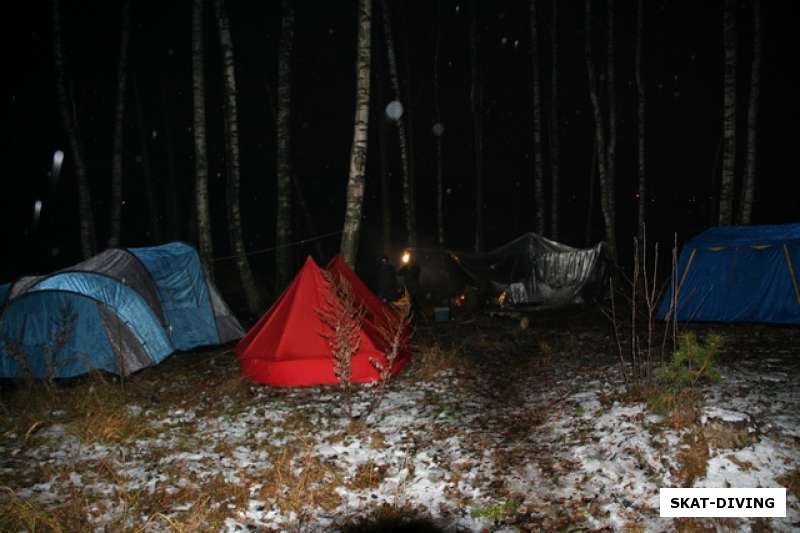 Лагерь подвохов в ночи