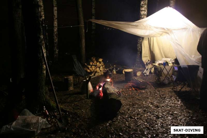 Лагерь в ночи