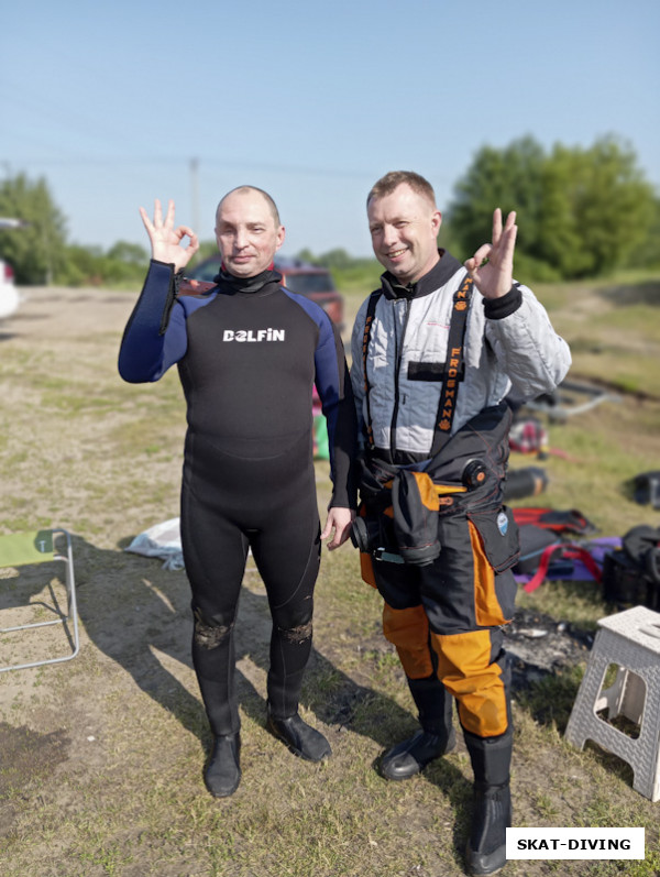 Кондратьев Павел, Азаркин Юрий, в этой системе тач-контакт - обязательный элемент погружения