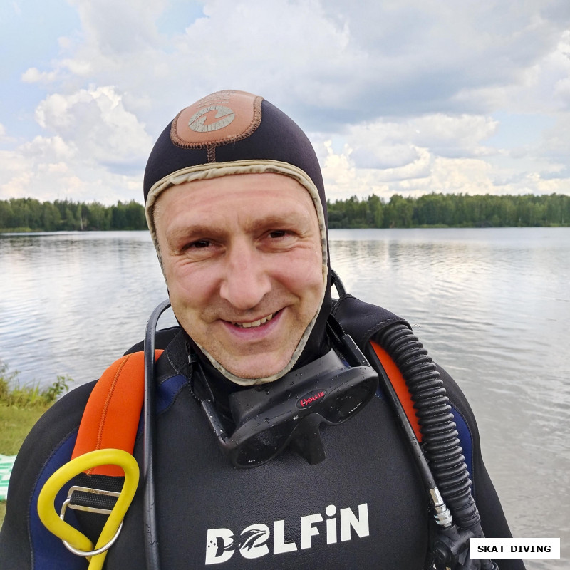 Куськин Игорь, базовая навигация в толще воды отработана, осталось закрепить навык
