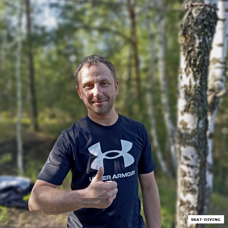 Быченкова Ирина, приехала, улыбнулась, и стало всем светлее, даже под водой