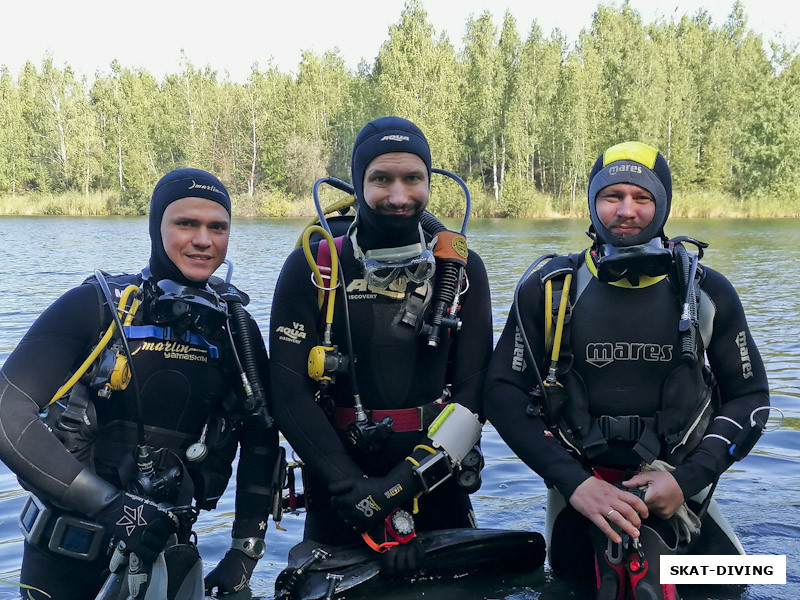 Романов Артем, Чмутов Сергей, Киричук Роман, вторая волна, ждем подводные фото с камеры Сергея