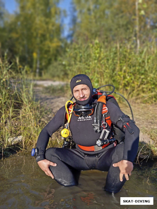 Ветров Евгений, после курсов по мастерскому сидению на воде