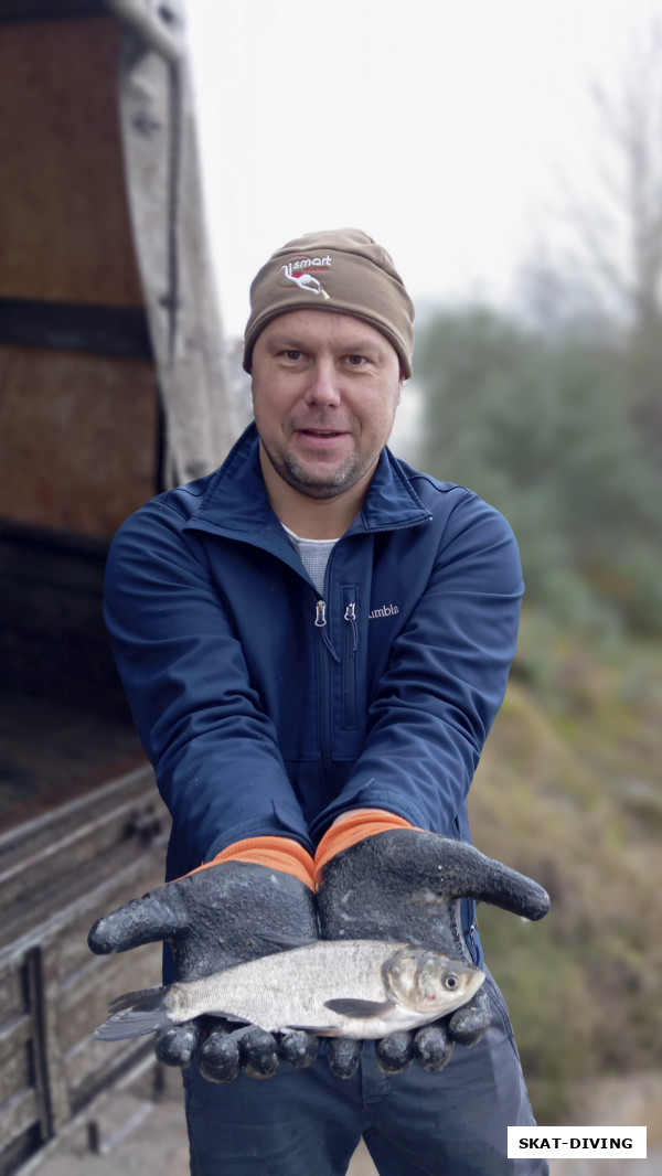 Леонов Дмитрий, толстолоб гибридный: белый папка на пеструю мамку, считается наиболее прожорливым в водорослям и быстро растущим