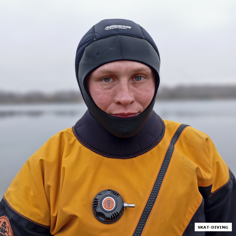 Щербаков Дмитрий, приехал на нырялку смурной, уезжал очень довольный