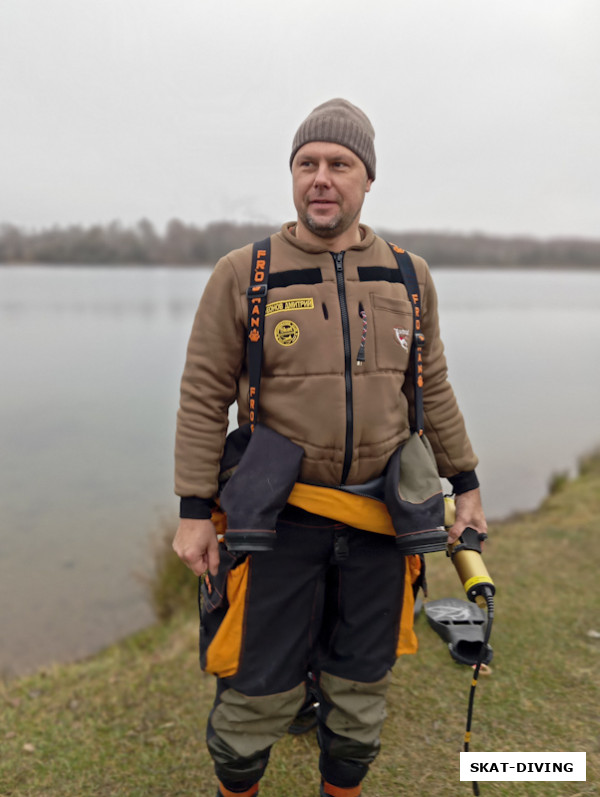 Леонов Дмитрий, хорошо знает цену теплу под водой