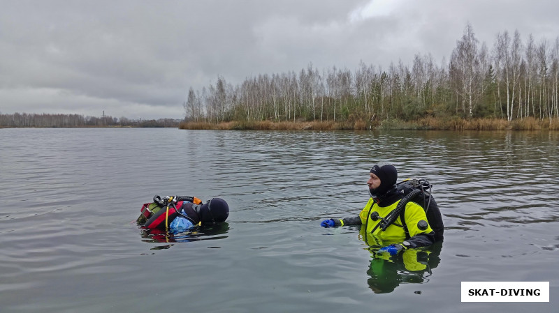 Ветров Евгений, на сей раз нырял с нашим инструктором по фридайвингу