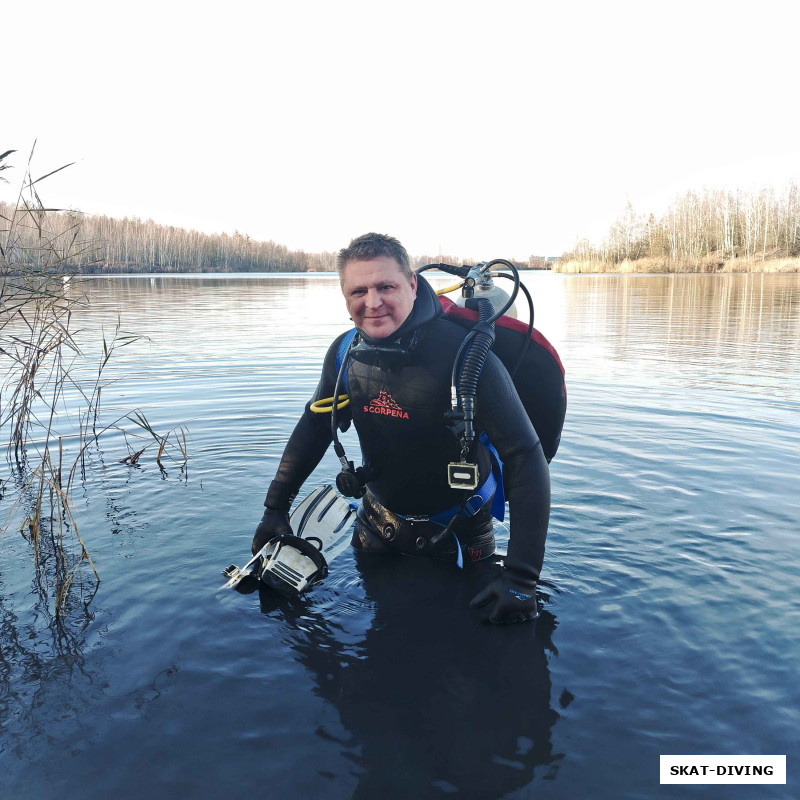 Минкин Владимир, достойно проходит проверку холодной водой, делает выводы и меняет конфигурацию