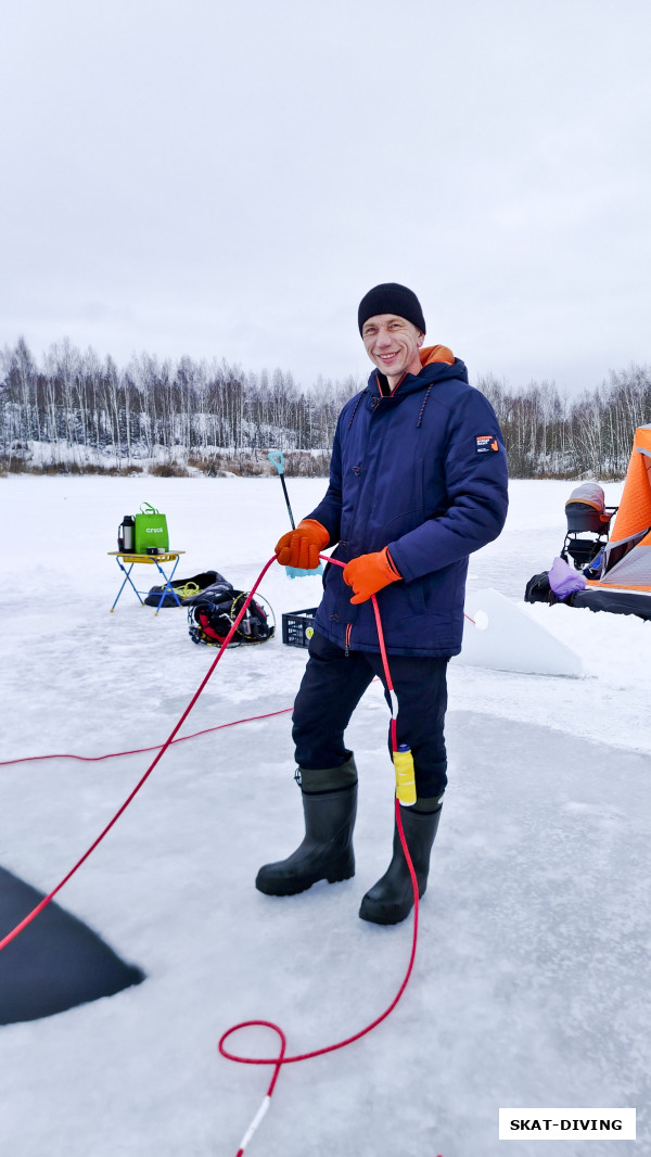 Волков Андрей, любишь нырять, люби и дайверов страховать (Д.А. Щербаков)