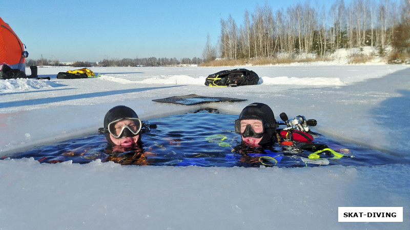 Леонов Дмитрий, Федорук Дмитрий, пара дайверов из Японии прибыла в Брянск по обмену опытом