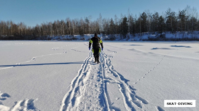 "Дорога жизни" к нашему лагерю