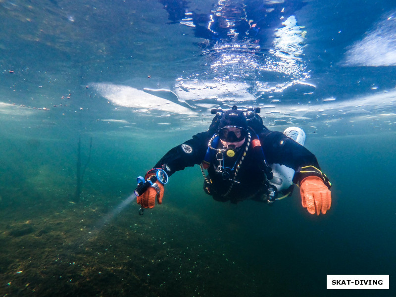 Филиппов Родион, а это честно называть подледным погружением?
