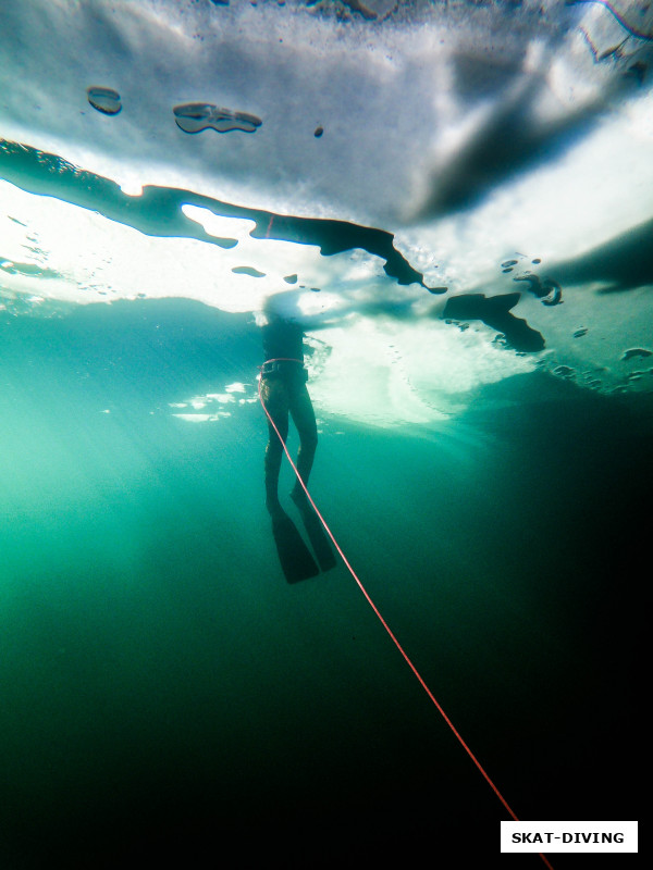 Филиппова Людмила, и ее первый опыт ныряния в Белом море