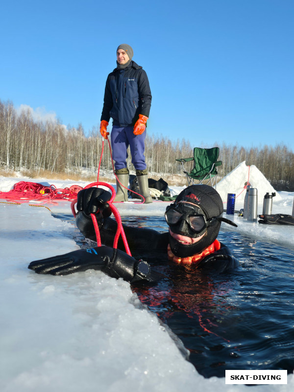 Палехин Владислав, Филиппова Людмила, и инструктора своего как-то уговорила приехать