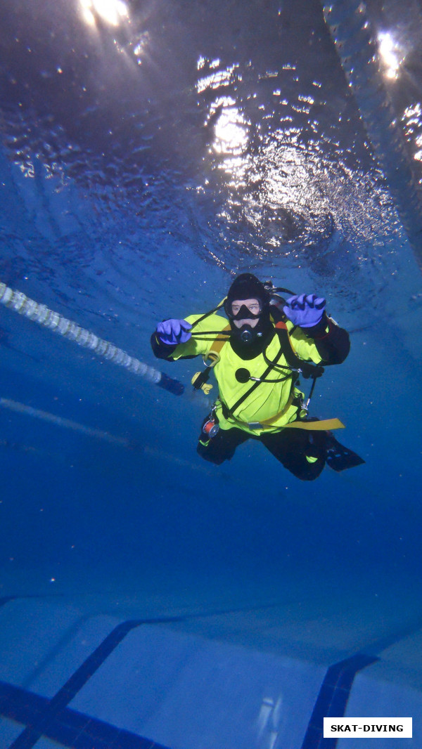 Парфенов Николай, самый возрастной участник курса выглядел достойно рядом с молодежью, благодаря упорным регулярным тренировкам