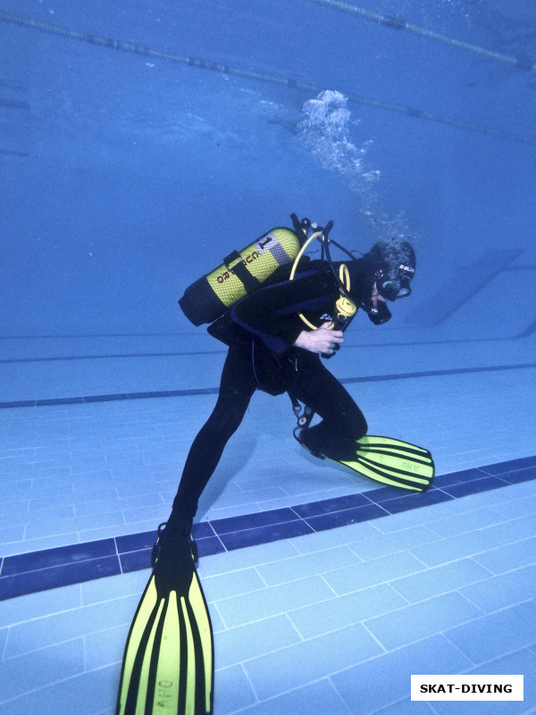 Федоров Иван, в этом сражении аквалангу пришлось подчиниться