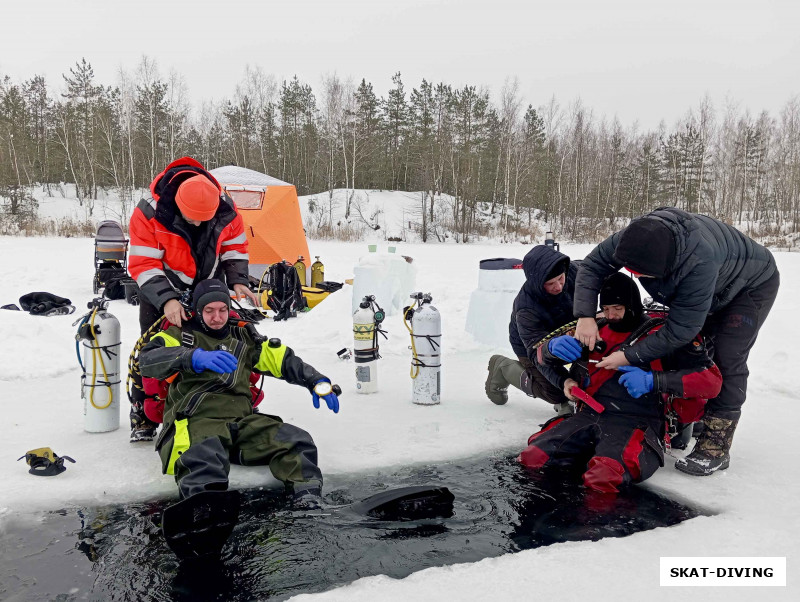 Федорук Дмитрий, Романов Артем, а этому сбору под воду мы посвятим целую новость на сайте, обещаем