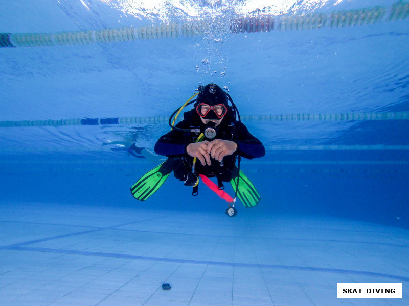 Комаров Олег, подводный ассистент главного судьи соревнований