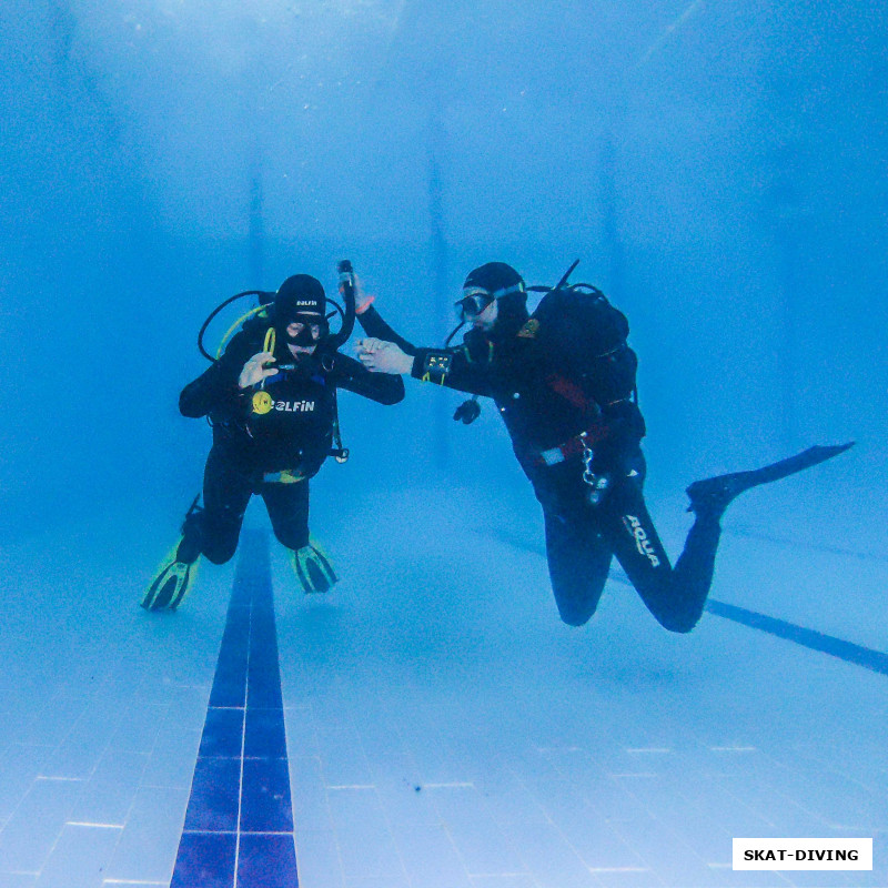 Пигарева Ольга, Тюрин Юрий, малейшие трудности - инструктор поможет, покажет