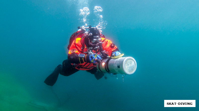 Касилов Евгений, не у каждого опытного глубоководного дайвера есть подобное фото