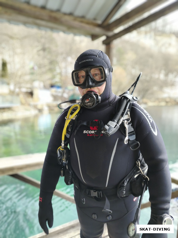 Врацкий Сергей, теперь может смело сказать любому технарю в клубе: "да нырял я в вашем этом Голубом озере"