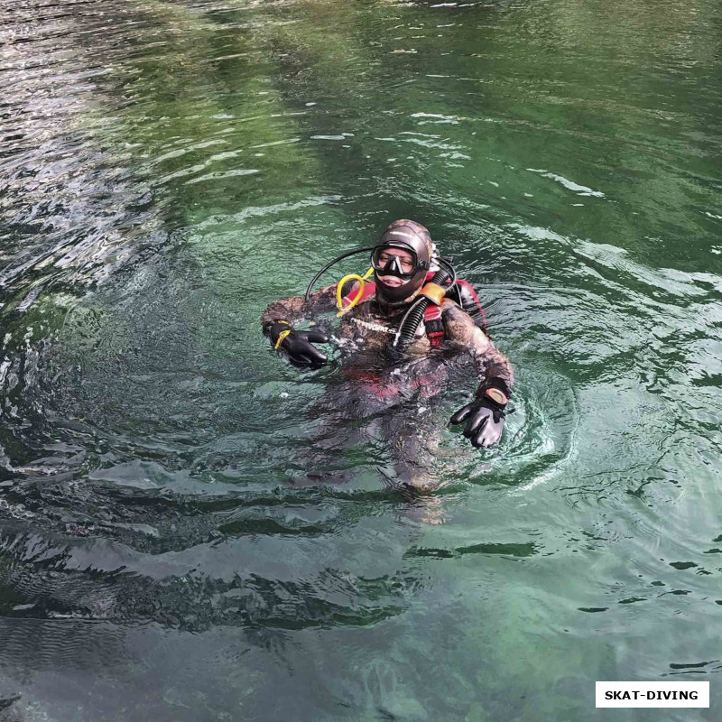 Азаркина Елена, "цветовой конфликт" - в изумрудной воде Голубого озера