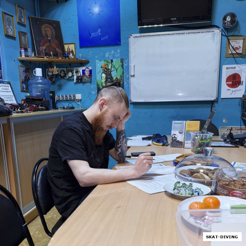 Талеронок Николай, добрался таки до экзамена, как давно он ждал этого события