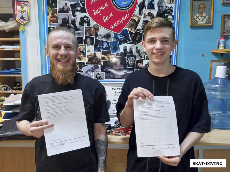 Талеронок Николай, Радченко Тимофей, теоретический тест сдан с запасом