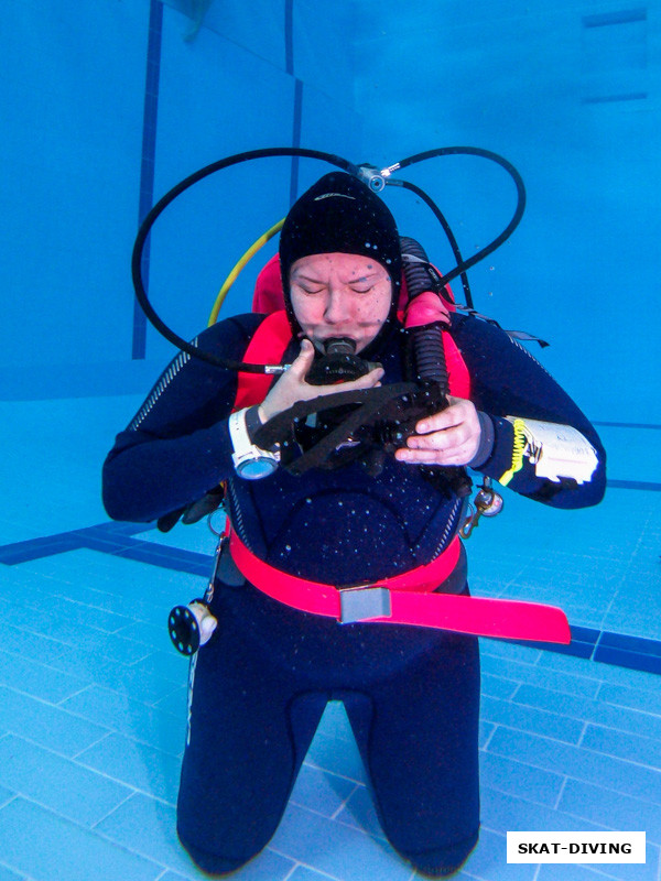 Ульянова Анастасия, для многих из участников когда-то попадание воды под маску уже вызывало стресс