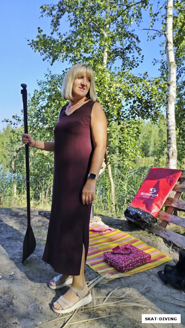 Быченкова Ирина, весло оно, конечно, проще баллона, но...