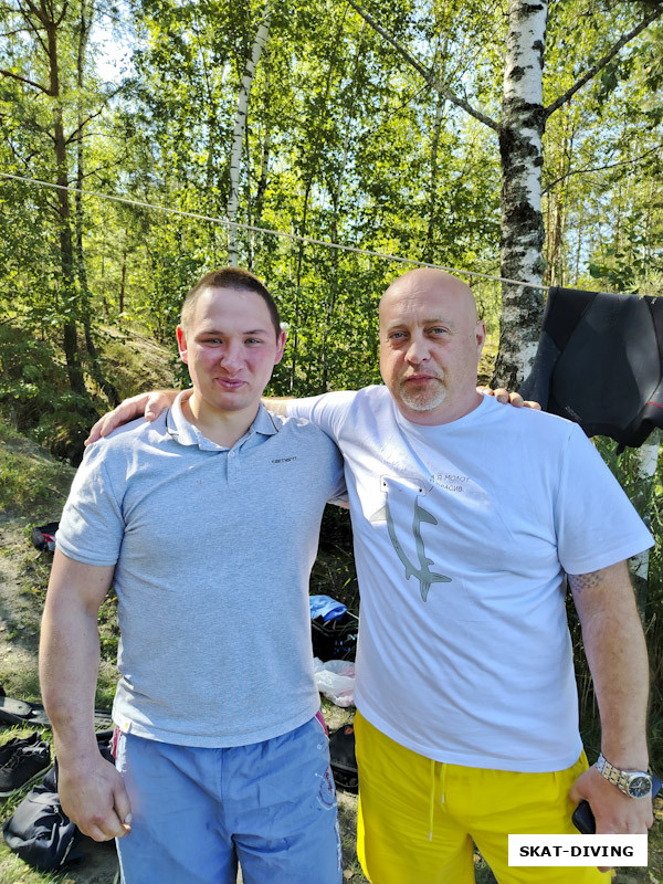 Артемов Станислав, Мармылев Александр, наш орловский коллега тоже обрастает постоянными ныряльщиками, влюбленными в наш Керамзит