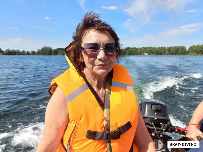 Позднякова Любовь, ох сколько романтики добавится с появлением у "оптимистов" лодки