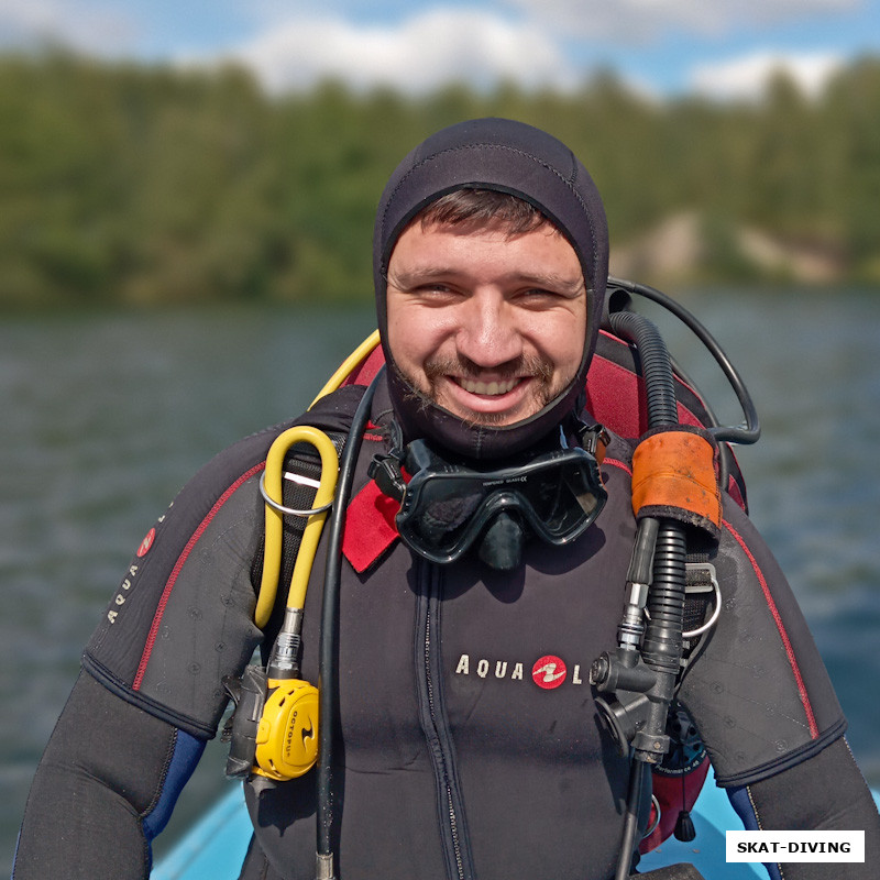 Лысов Дмитрий, хороший дайвер получится, если с самим собой договорится