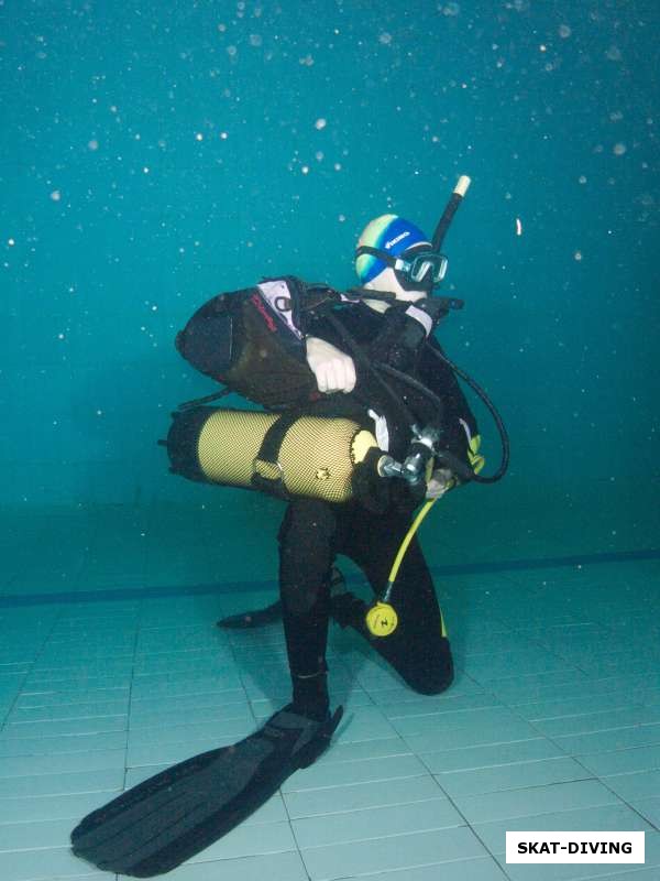 Гришутин Егор, снимание SCUBA под водой