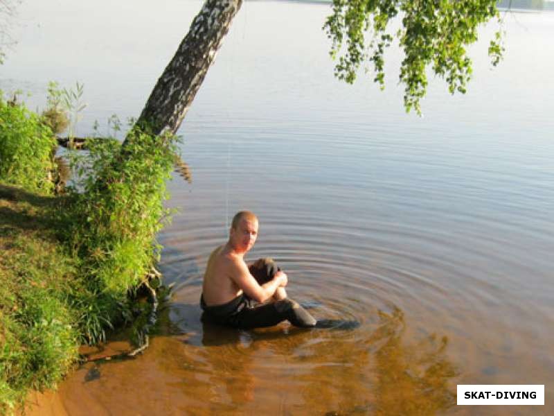 Шкаруба Игорь, десногорское водохранилище летом