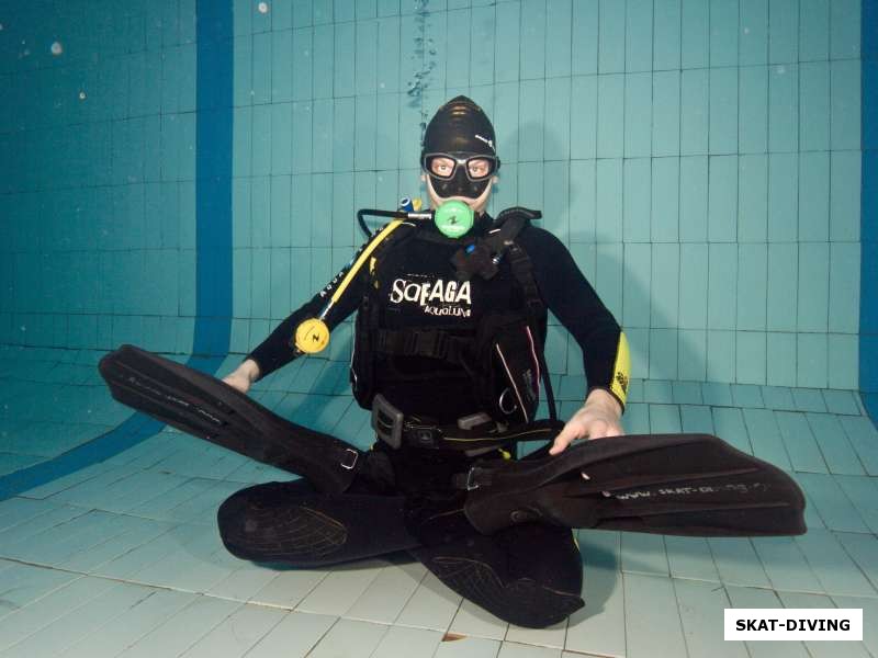 Шувалов Владимир, подводная йога