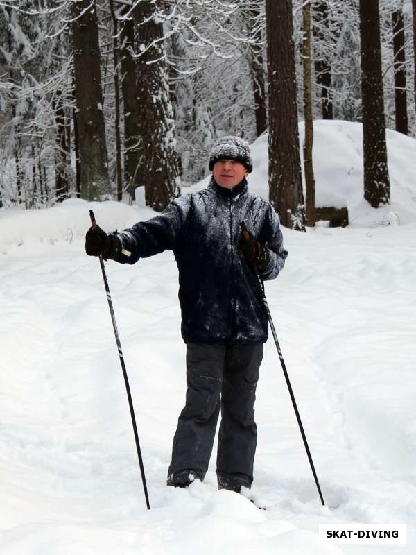 Кирюхин Дмитрий, кто-то добирался на лыжах