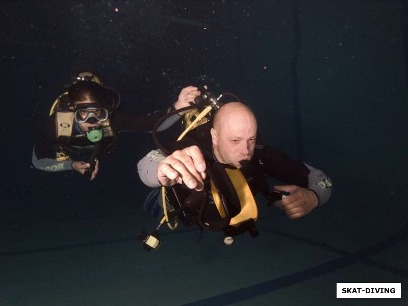 Серегин Сергей, Жостик Александр, плавание без маски - важный навык аквалангиста