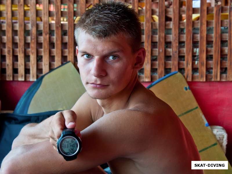 Шувалов Владимир, 48 метров в глубину - это уже серьезное достижение
