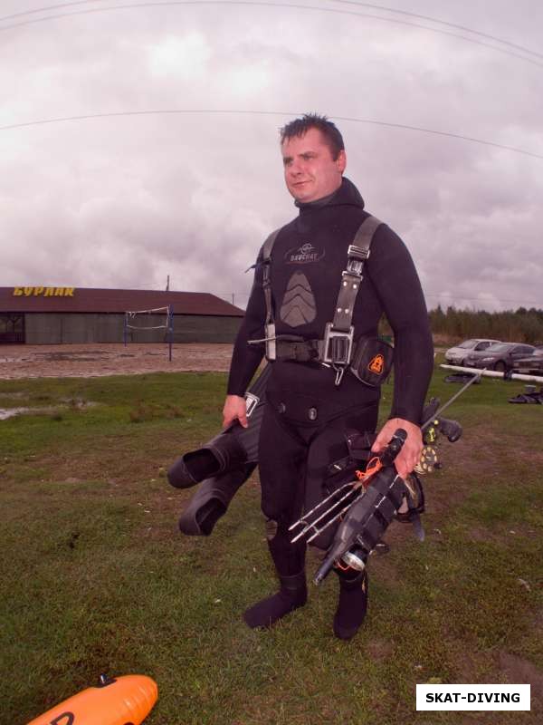 Субботин Валерий, подводный охотник - он, как боец подводного спецназа