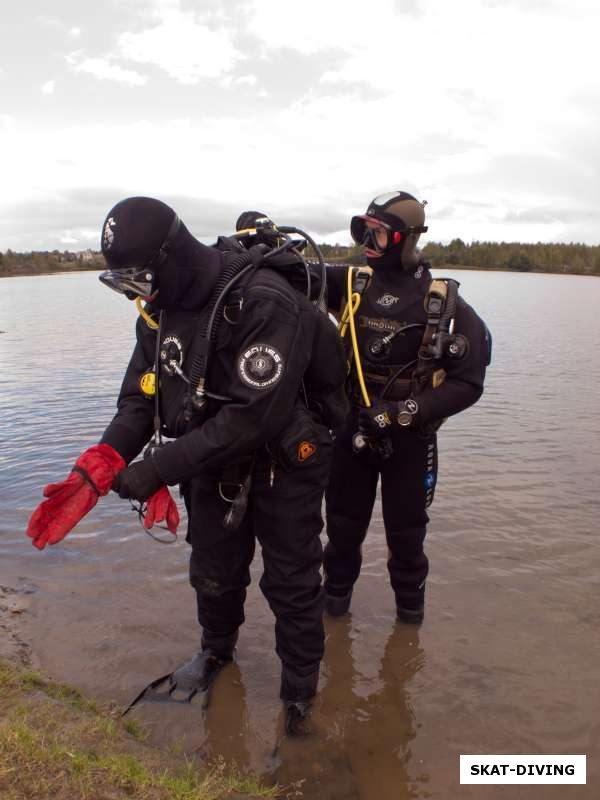 Свиридов Роман, Леонов Дмитрий, проверка напарника позволит избежать неприятностей под водой