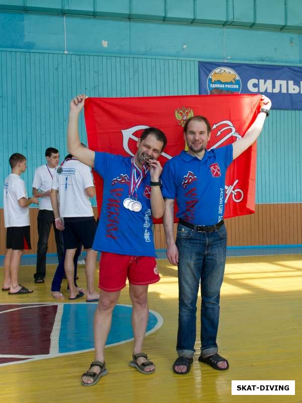 Кузьмин Вадим, Белоусов Олег, команда из Питера увезла на двоих 4 медали